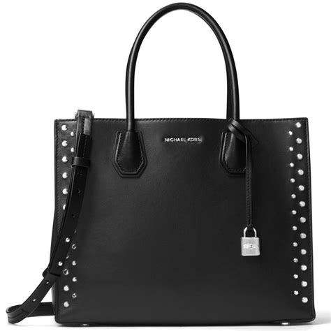 michael kors mercer chain tote|mercer leather convertible tote.